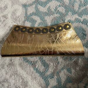 Gold Clutch Bag